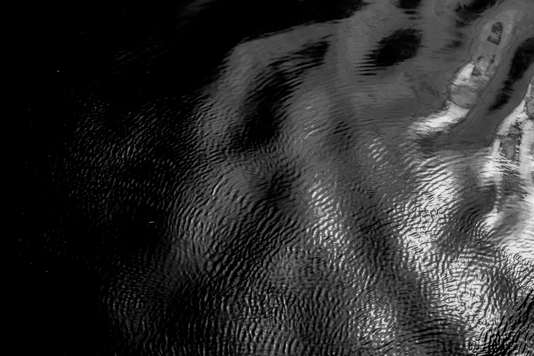 Gray Ripples Grayscale Photo of a Body of Water with Ripples · Free Stock Photo