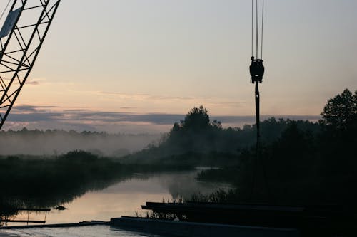 River in Morning Mist
