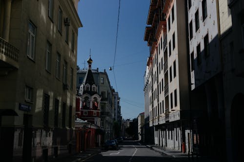 Gratis stockfoto met buitenkant van het gebouw, city street, gevel