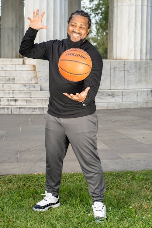 Free stock photo of active lifestyle, basketball, black male