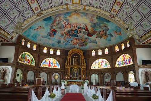 Ornamented Interior of Church