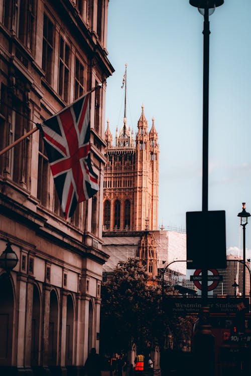 Fotos de stock gratuitas de bandera británica, calle, céntrico