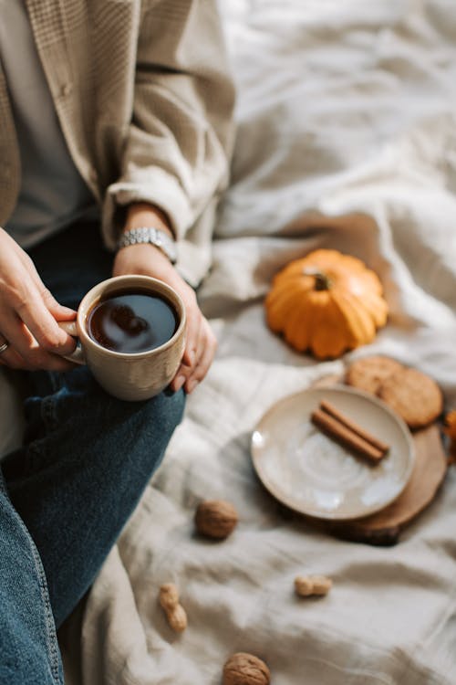 Ilmainen kuvapankkikuva tunnisteilla Aamiainen, atmosfera de outono, Espresso