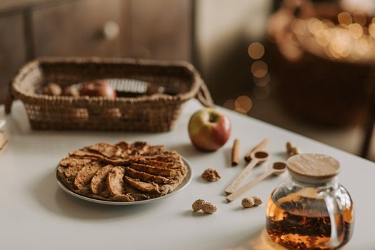 Free stock photo of aesthetic, apple pie, at home