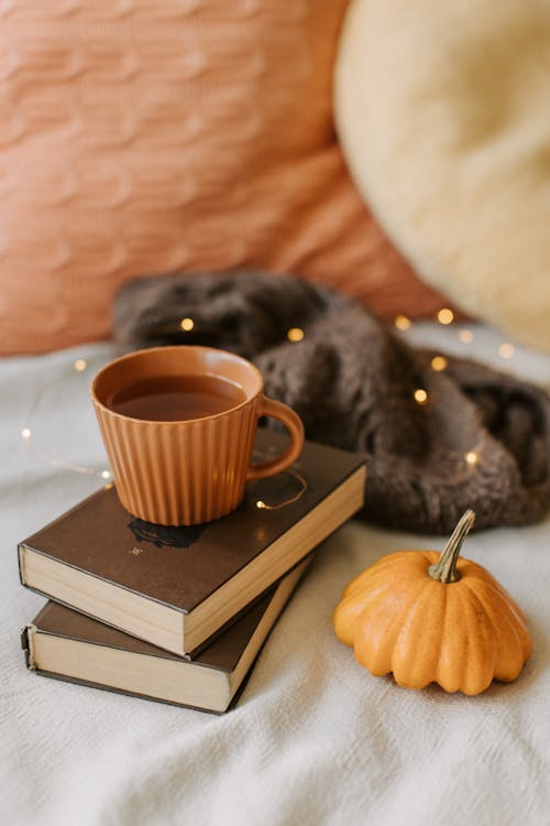 Cup of Tea on Books by Patty Pan