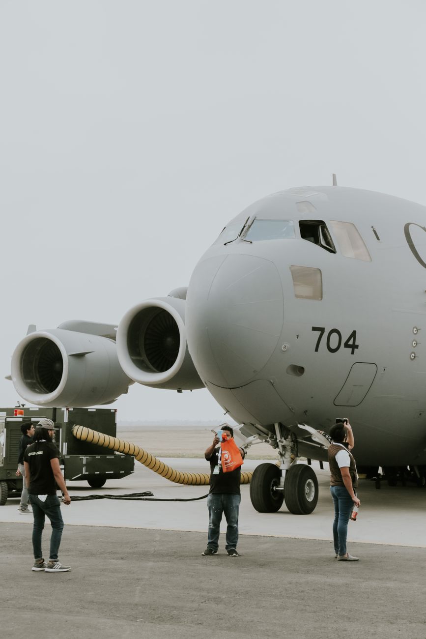 Boeing C17 of the Royal Canadian Air Force at Madeira Airport