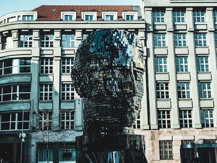 Statue Of Kafka In Czech Republic