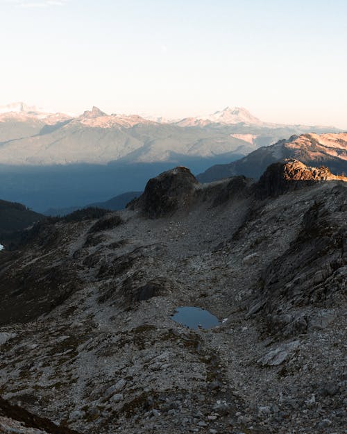 Lake on Mountain Peak