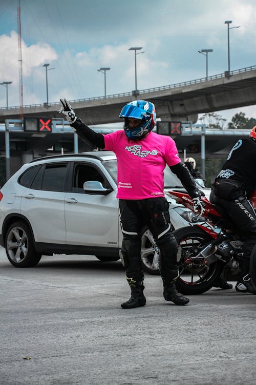 Kostnadsfri bild av autopista, casco de motocicleta, moto