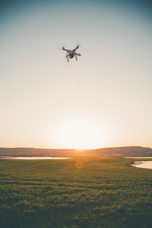 Photo of Drone Flying in the Field