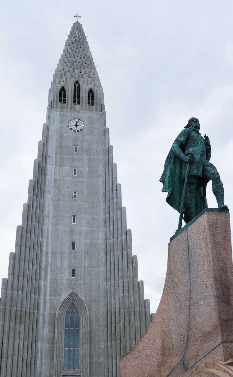 Hallgrimskirkja Church In Reykjavik, Iceland 