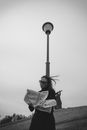 Woman with Newspaper