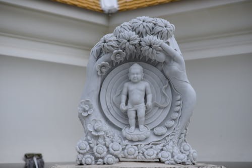 Free stock photo of buddha, marble, white
