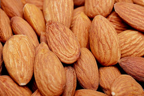 Close-Up Shot of Almond Nuts