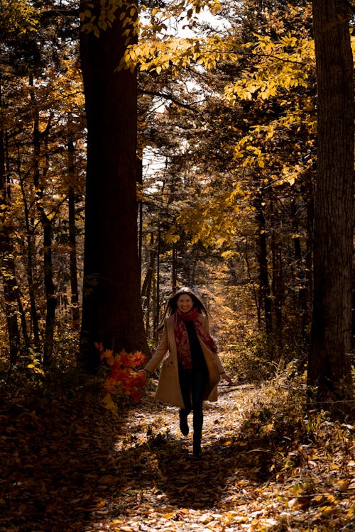 Δωρεάν στοκ φωτογραφιών με atmosfera de outono, θηλυκός, κοιτάζοντας την κάμερα