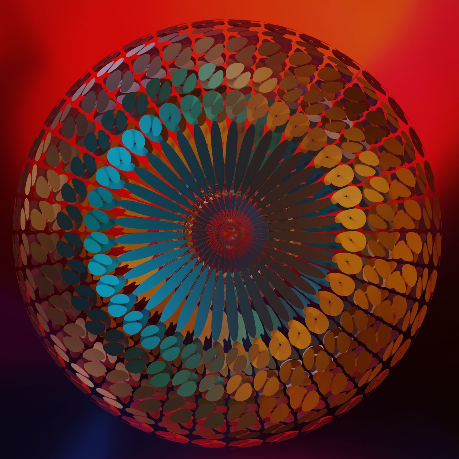 Designing A Structure Using Circle Circular Structure Rendered in 3D · Free Stock Photo