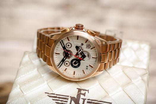 Photo of a Gold Chronograph Wristwatch 