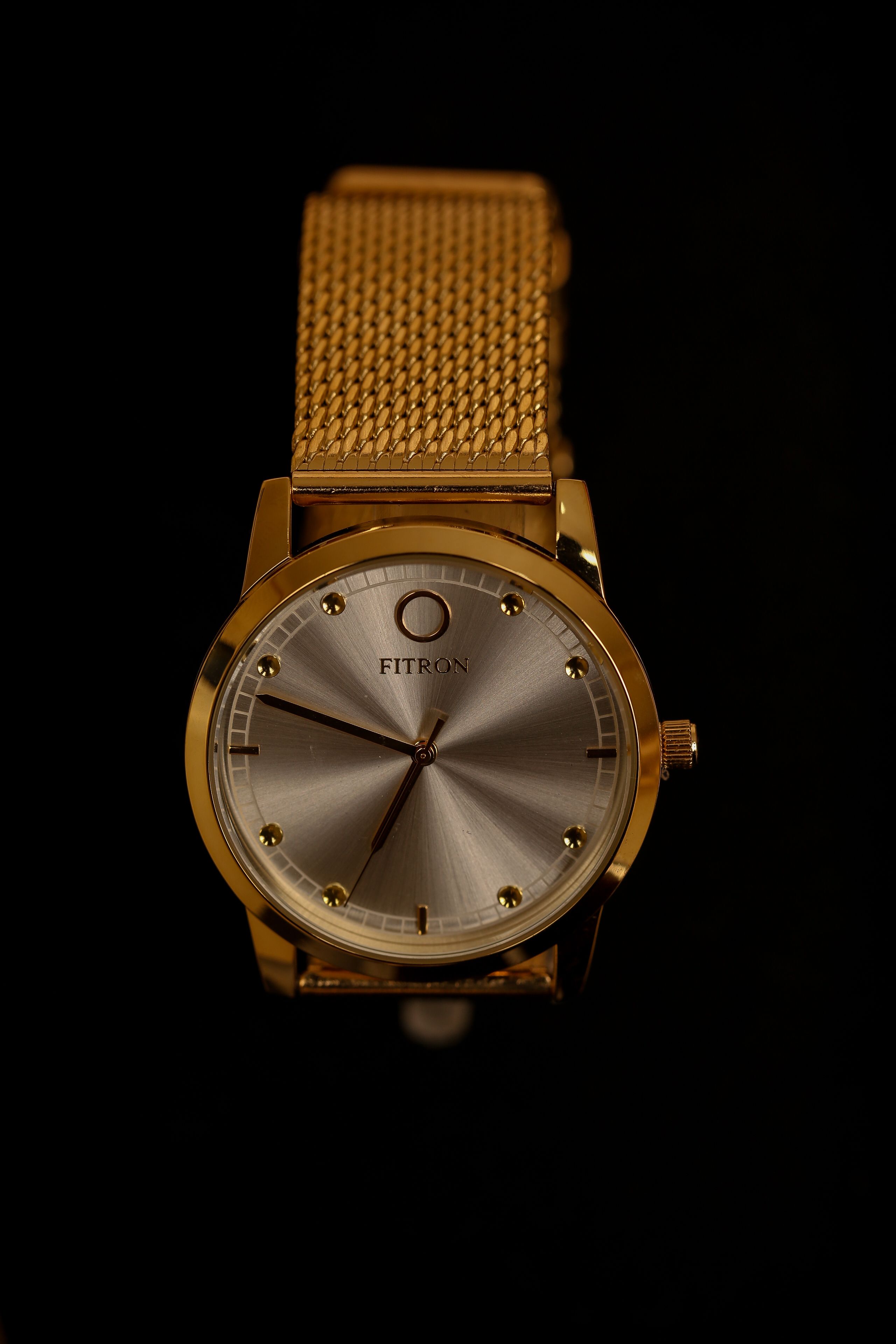 Luxury watch on a wrist close-up