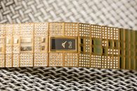Gold Strap with Diamonds