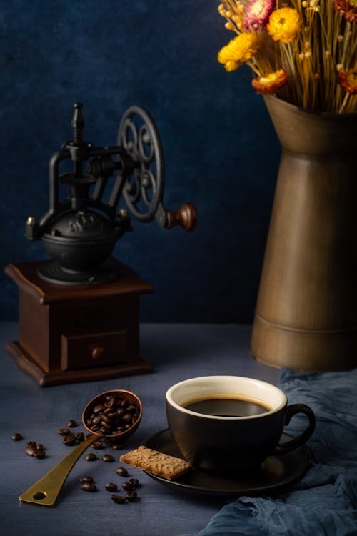 咖啡杯, 咖啡豆, 喝 的 免费素材图片