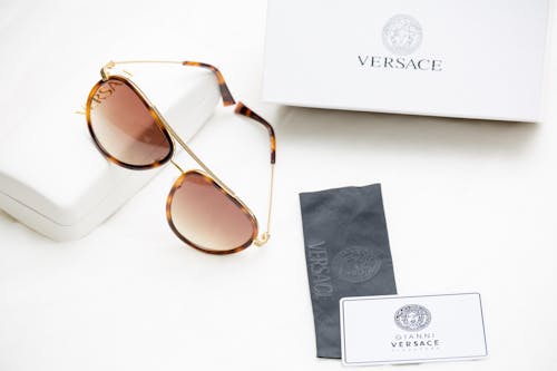 Card and Cloth with Versace Logo