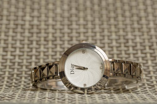 Free Close Up Photo of a Dior Wristwatch Stock Photo