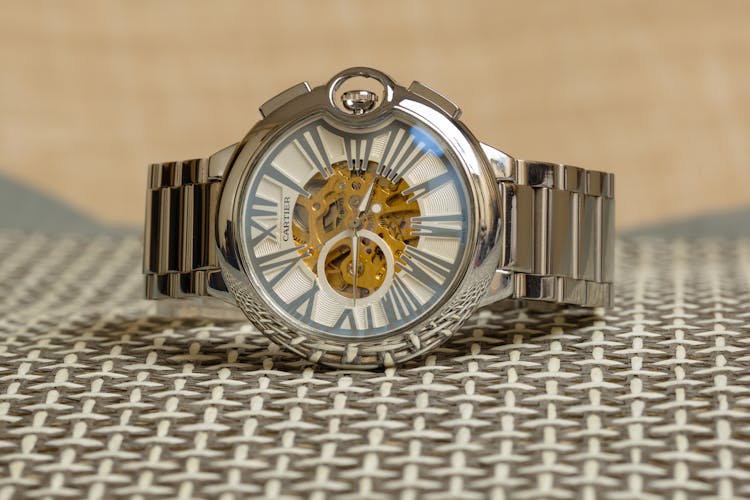 Classic Silver Wristwatch