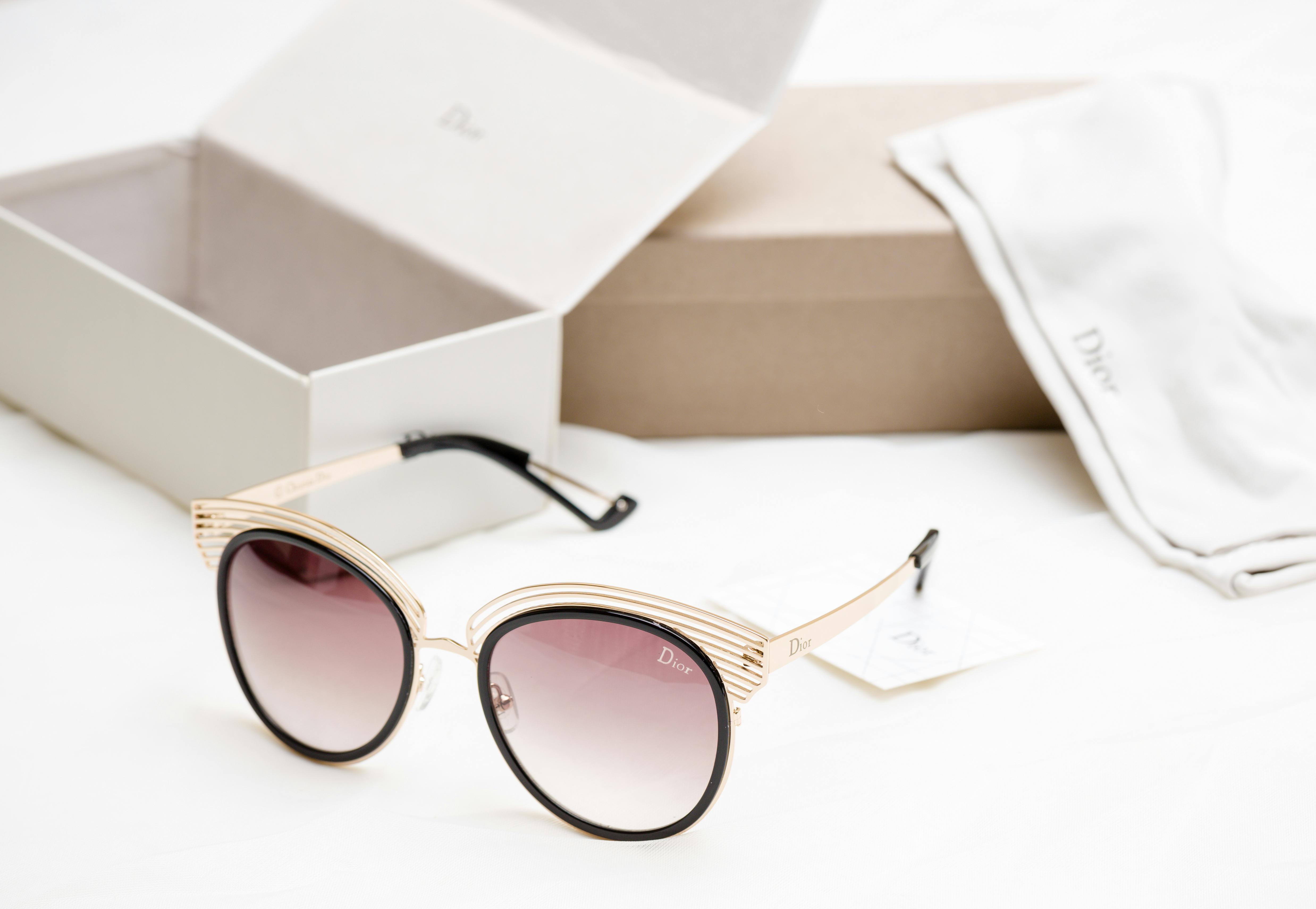 Free Brand Glasses on White Background Stock Photo