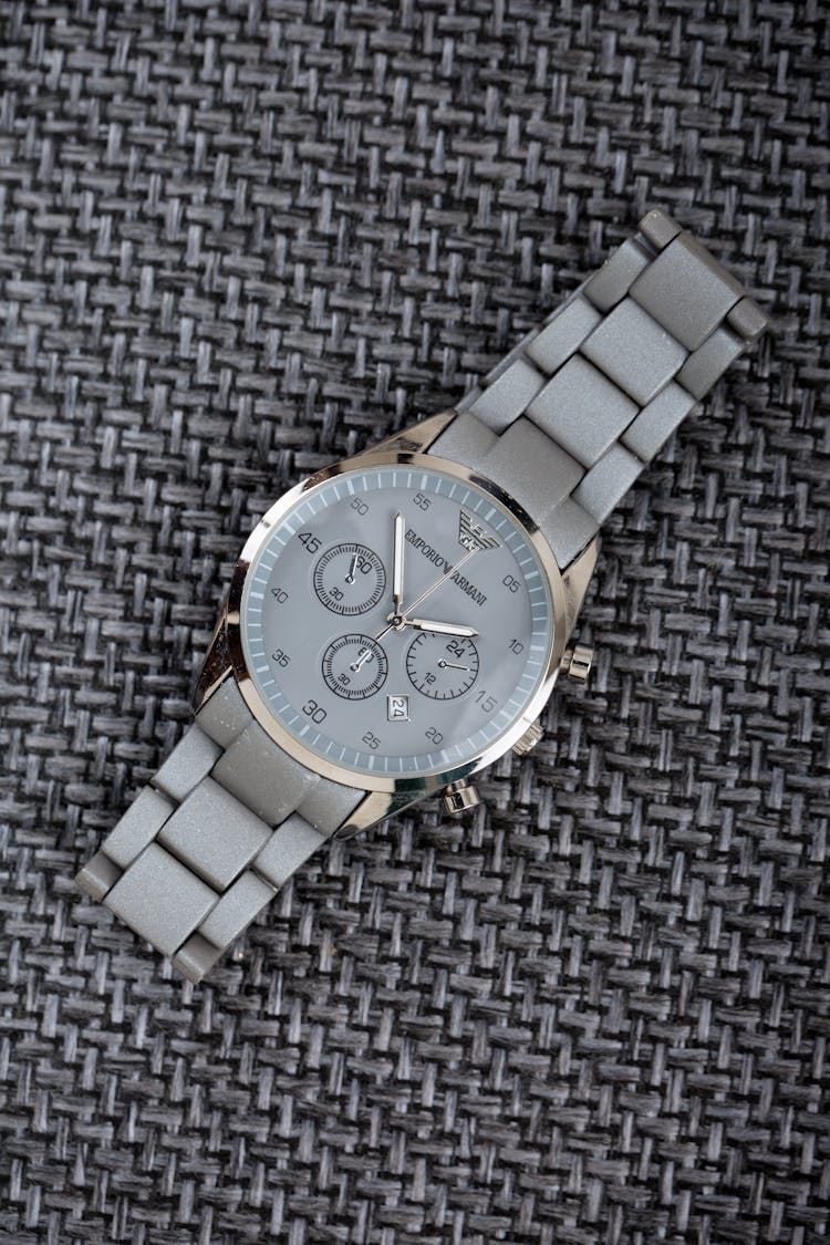 Matte Gray Chronograph Watch