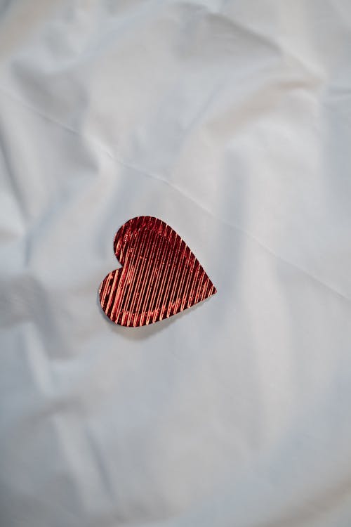 Heart on White Cloth