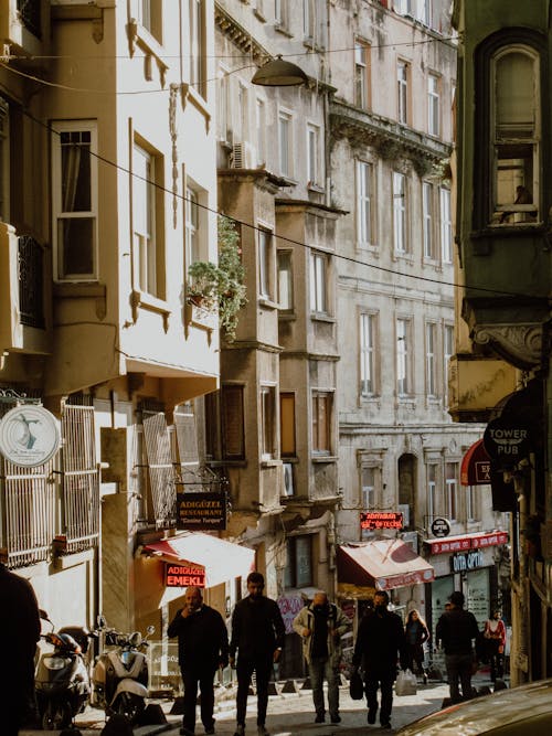 People Walking on Street