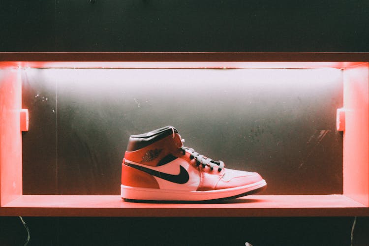 Rubber Shoe On A Shelf