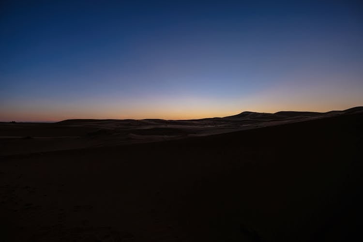 Silhouette Photography Of Desert