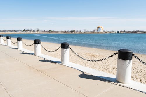 Brown and White Concrete Seadock