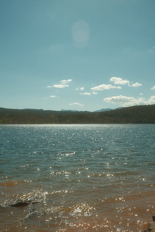Foto stok gratis alam, bukit, danau