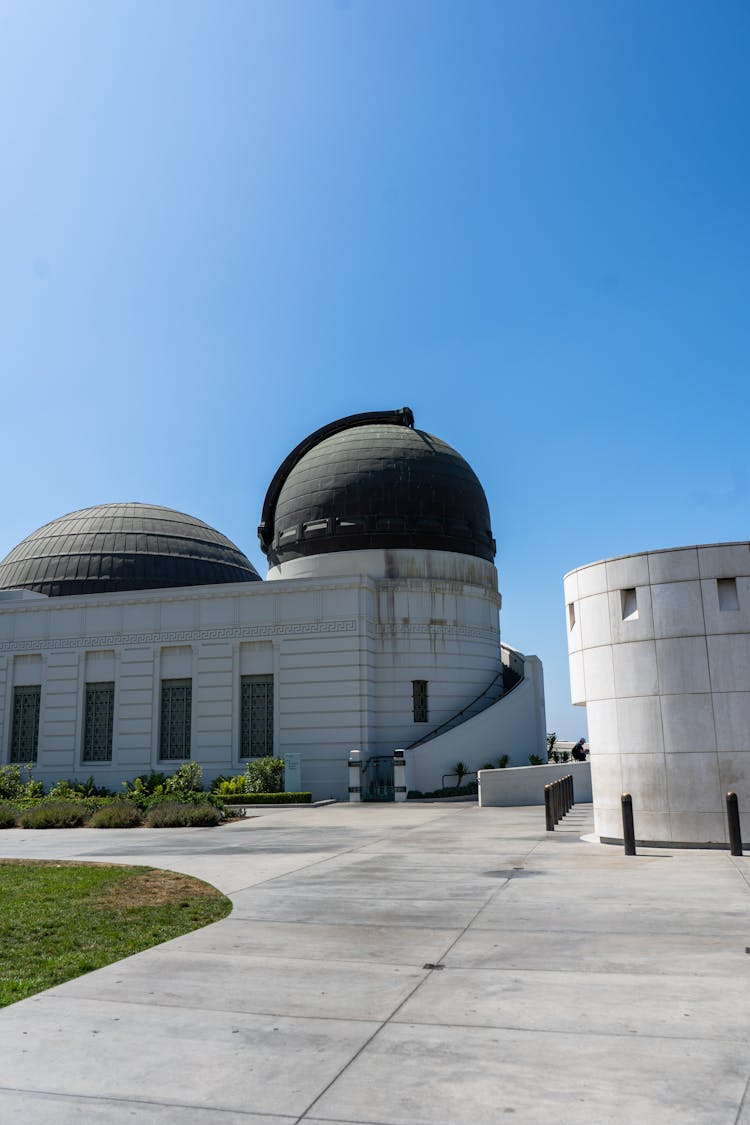 Astronomical Observatory Exterior Under Clear Sky