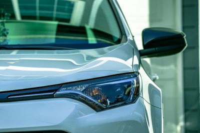 LED headlight installation detail