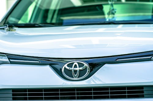 Close-Up Photography of Toyota Car