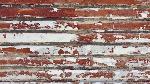 Brown and White Brick Wall