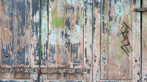 A Brown Wooden Door