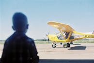 Yellow Aircraft on the Runway