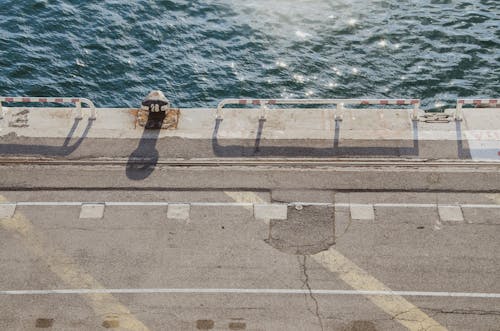 Foto d'estoc gratuïta de barreres, carretera, foto des d'un dron