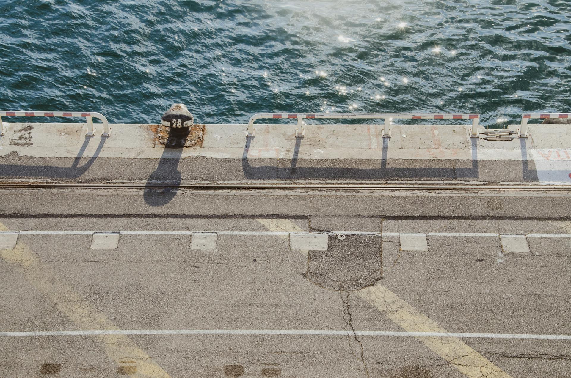 Dockside of Port in Marseille, France