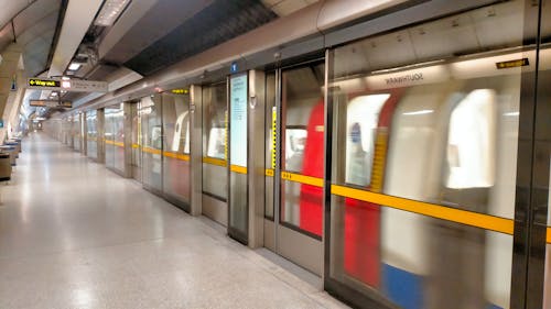 A Photo of a Moving Train