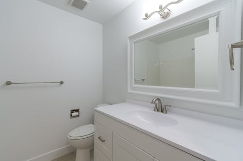 Free An Interior of a Bathroom Stock Photo