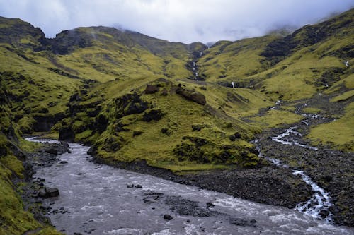 
A River under a Mountain