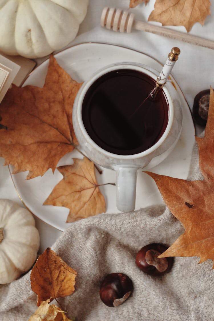 Tea In Autumn