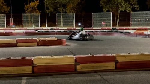 Kart Racing at Night