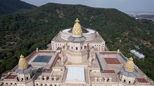 Drone Montage of Buddhist Temple