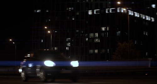 Cars Traveling at Night